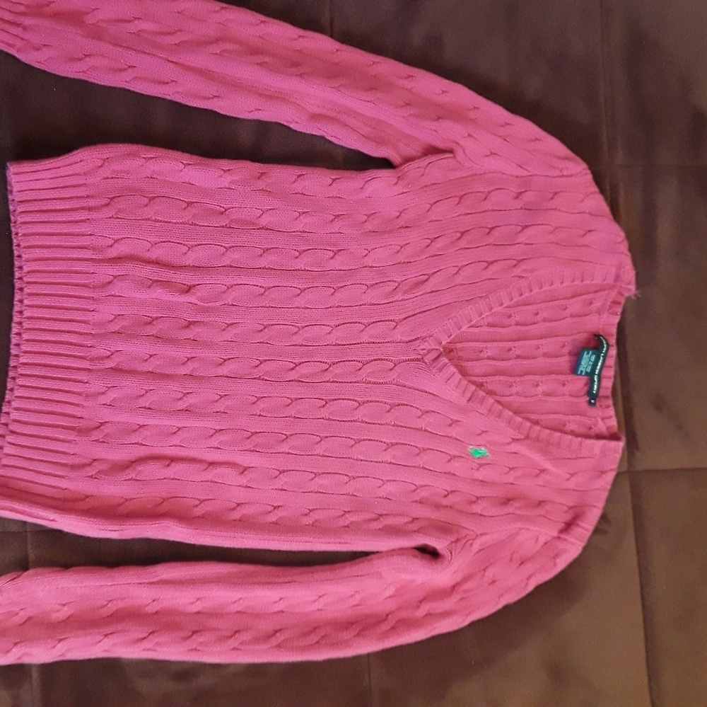 Ralph Lauren Sport Cable-Knit Long Sleeve Sweater